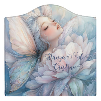 Peony Of The Dawn Door Sign