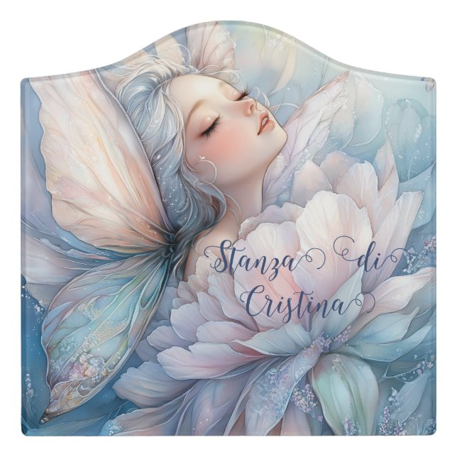 Peony Of The Dawn Door Sign (Large Crest Front)