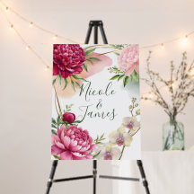 Peony & Orchid Garden Floral Glam Wedding 