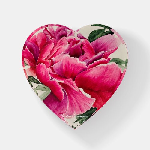 Peony Painting Paperweight