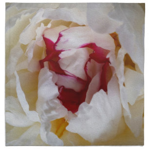 Peony petals cloth napkin