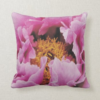 Peony Pillow by signlady29 at Zazzle