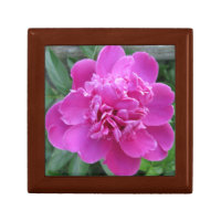 Peony Pink Bloom Keepsake Boxes