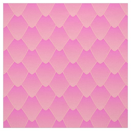 Peony Pink Dragon Scales Fabric