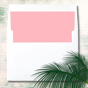 Peony Pink romantic soft chic Envelope Liner