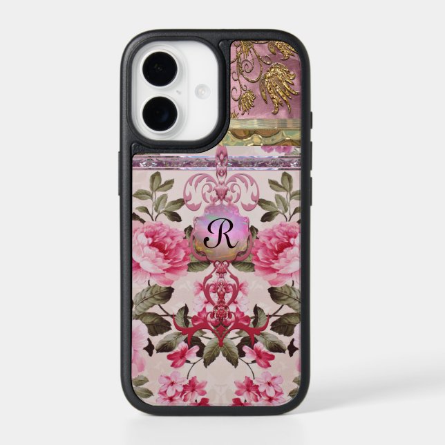Peony Place Monogram  Otterbox iPhone Case (Back)