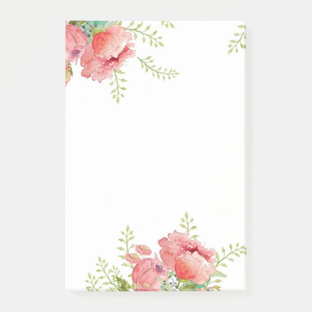 Peony Post-it Notes (Front)