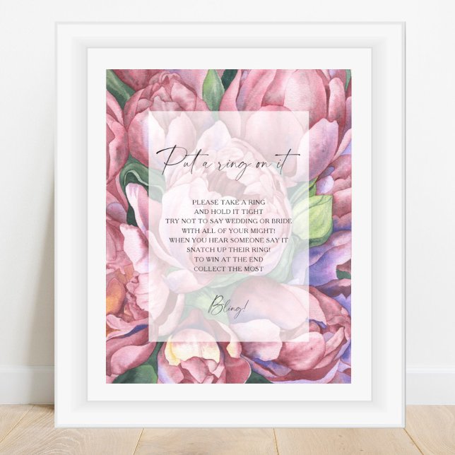 Peony roses - spring put a ring on it game poster (Creator Uploaded)