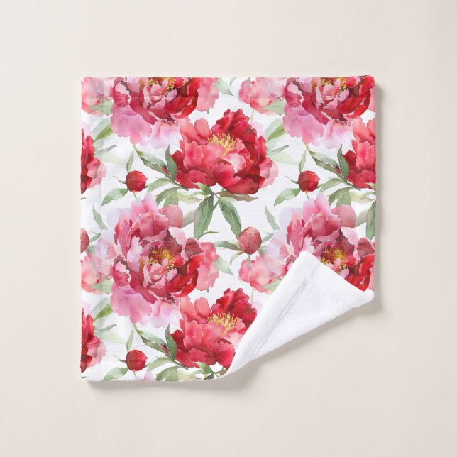 Peony Towel set (Wash Cloth)