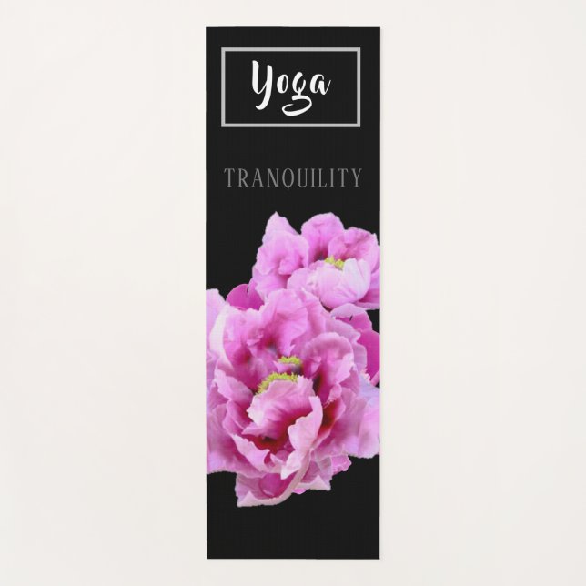 Peony Tranquility - Yoga Mat (Front)