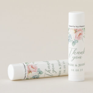 Peony Wedding Lip Balm Favor