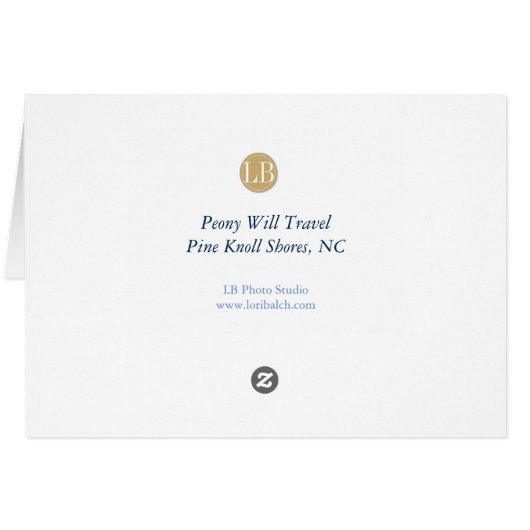 Peony Will Travel (Back Horizontal)