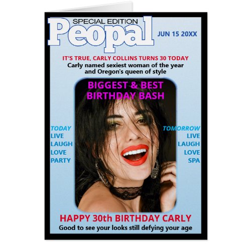 Peopal Mag Parody_Birthday_Upload Photo_Modern_Fun
