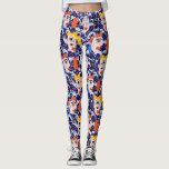 People and faces. PAF2501.DPurple BG Leggings