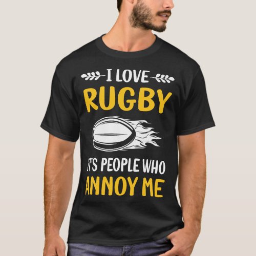 People Annoy Rugby T_Shirt