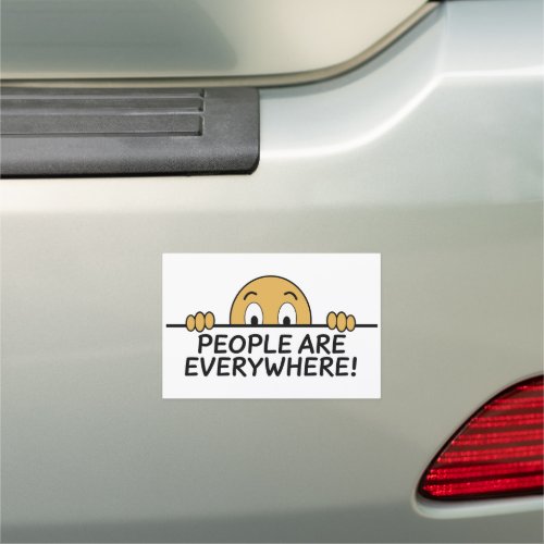People are Everywhere Car Magnet