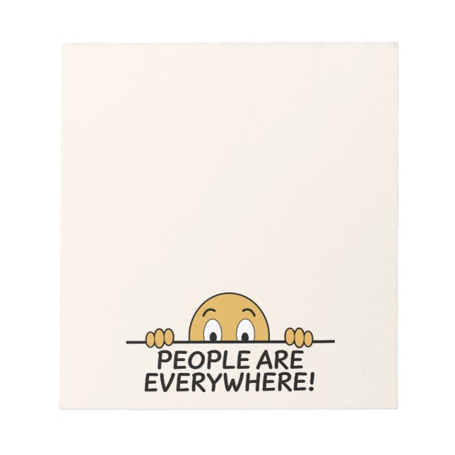 People are Everywhere Notepad (Front)