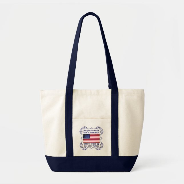 People are Free tote bag (Front)