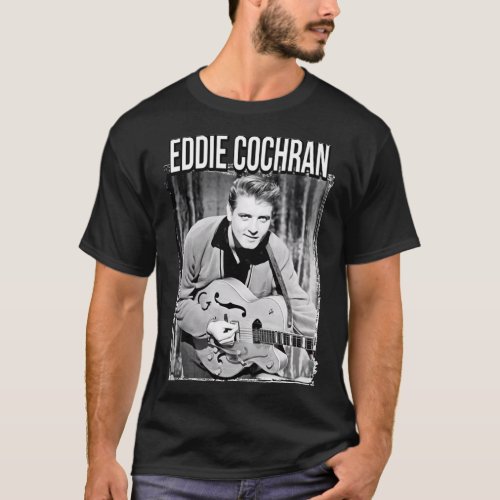 People Call Me Eddie Cochran Retro Vintage T_Shirt