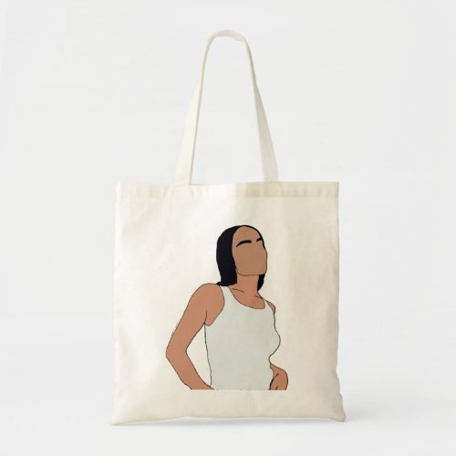 People Call Me Zo Kravitz Colored Drawing Fan Art Tote Bag