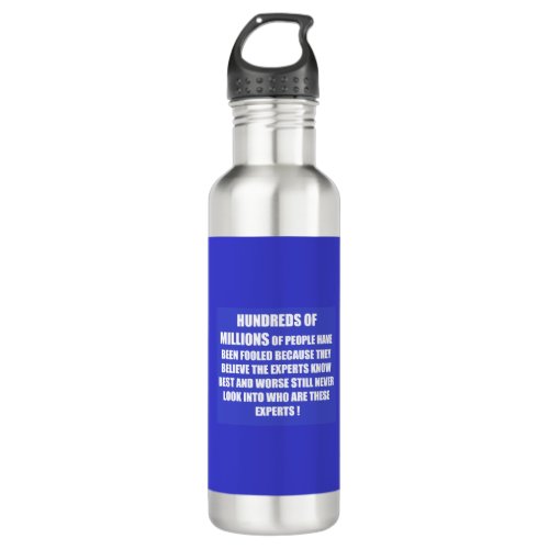 People choice life style poems stainless steel water bottle