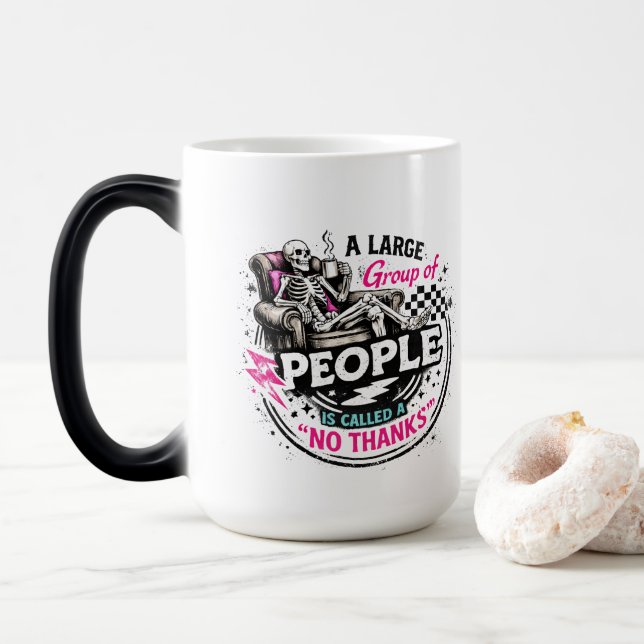People  color morph mug  (With Donut)