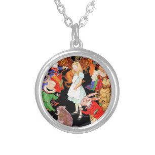 People Come and Go So Strangely Here Silver Plated Necklace