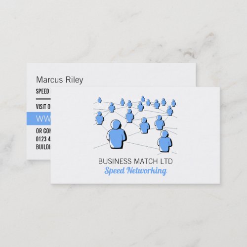 People Connect Speed Networking Event Organizer Business Card