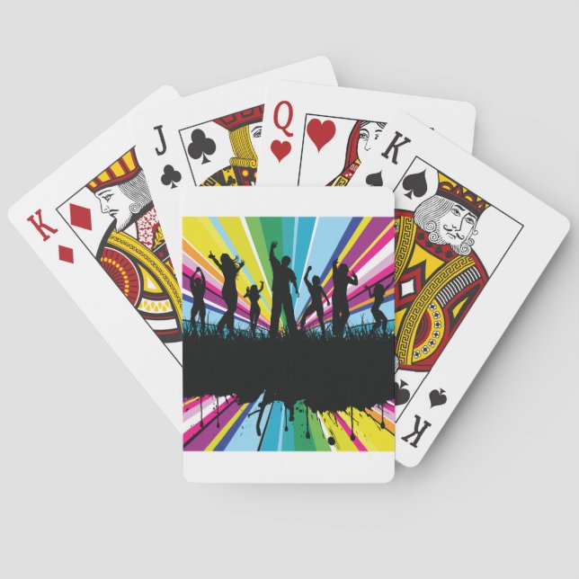 People Dancing Playing Cards (Back)