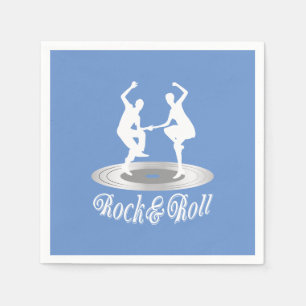 People dancing Rock and roll Napkins