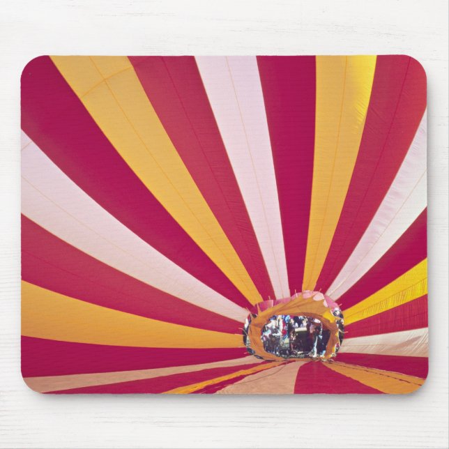 People filling a hot air balloon, Fort Collins, Mouse Pad (Front)
