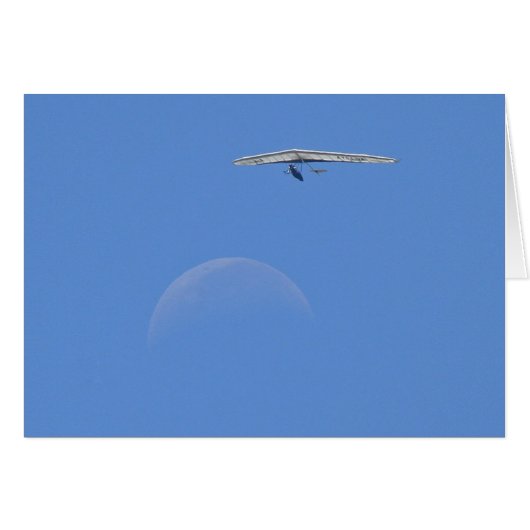 People Flew Over the Moon at Noon Cards (Front Horizontal)