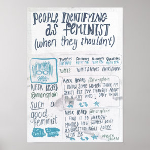 People identifying as feminist poster