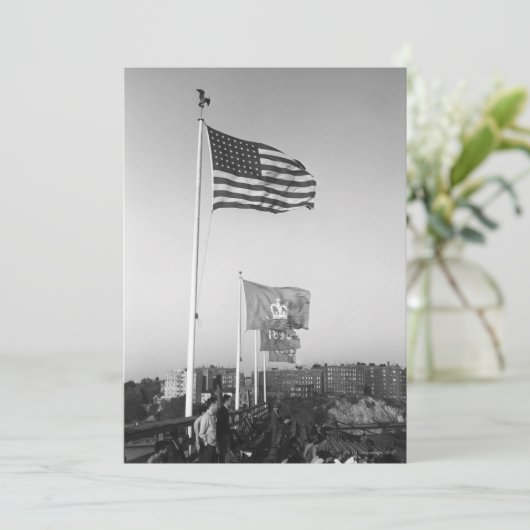 People in Bleachers (Standing Front)