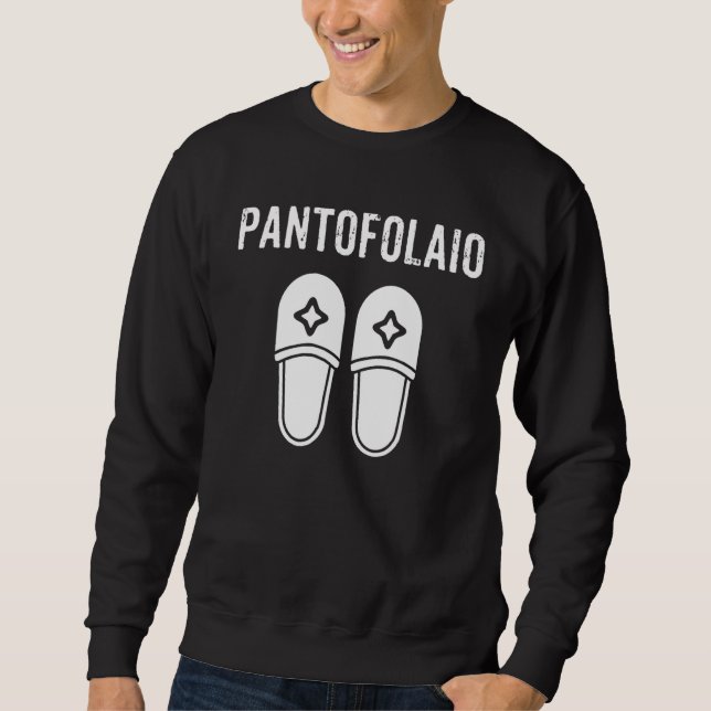 People In Slippers At Home Sweatshirt (Front)