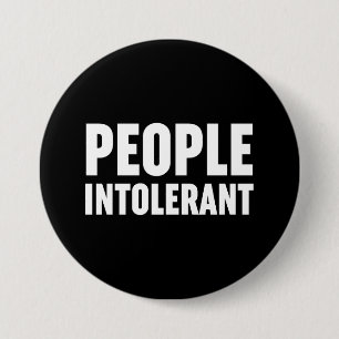People Intolerant Button