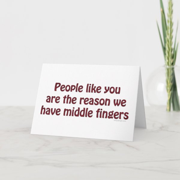Personalized Middle Finger Gifts on Zazzle