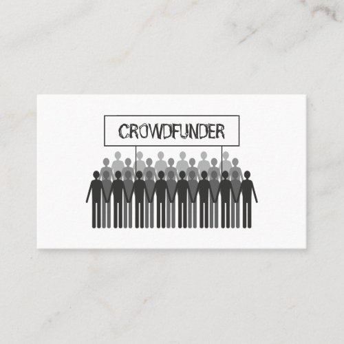 People Logo Crowdfunder Crowdfunding Business Card