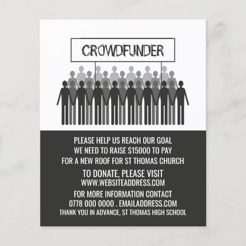 People Logo Crowdfunder Crowdfunding Flyer