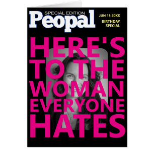 People Mag Birthday Special Parody Upload Photo Cards