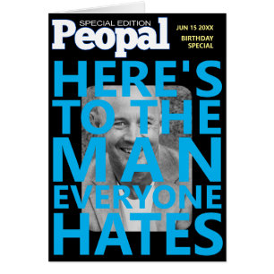 People Mag Birthday Special Parody Upload Photo Cards