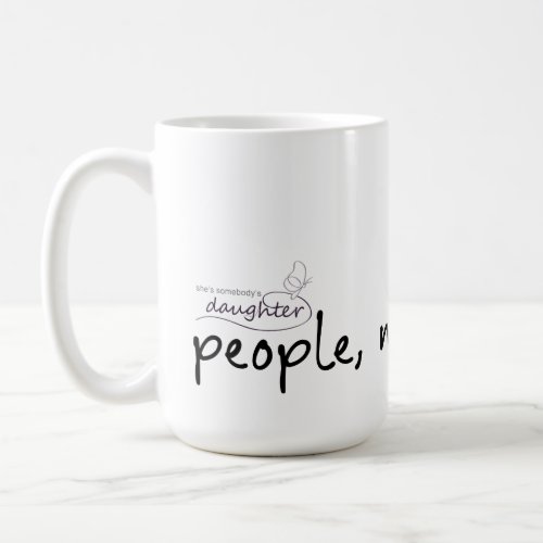 People Not Products Mug
