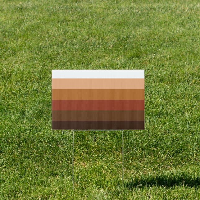 People of Color Pride House Flag Sign (Insitu)