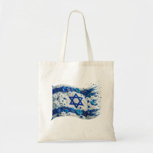 People of Israel Flag blossoming in flowers Tote Bag
