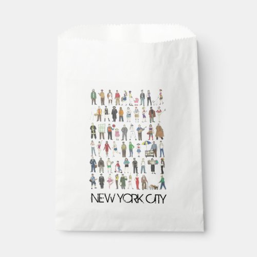 People of NYC New York City Boroughs Citizens Favor Bag