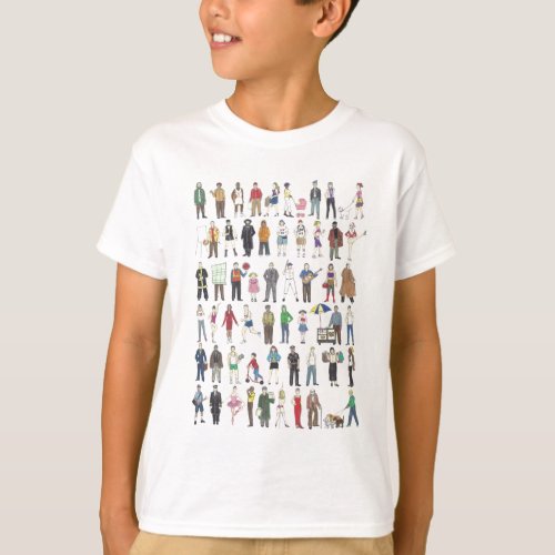 People of NYC New York City Boroughs Citizens T_Shirt