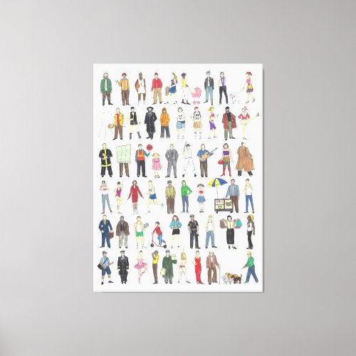 People of NYC New York City Citizens Art Print