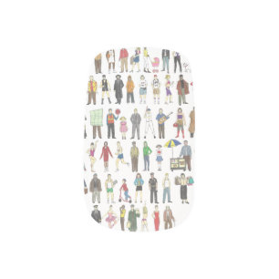 People of NYC New York City Citizens Humans Nails Minx Nail Wraps