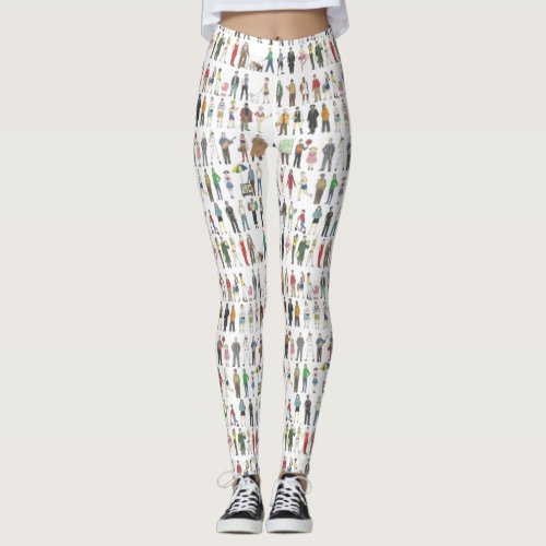 People of NYC New York City Citizens Leggings