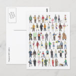 People of NYC New York City Citizens Residents Postcard